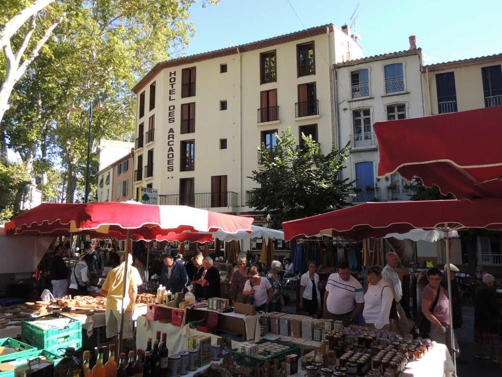 Hotel des Arcades Céret Exterior foto